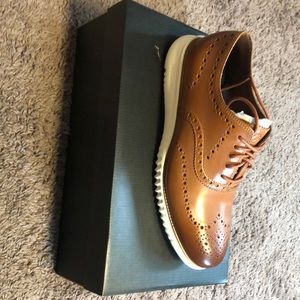 Cole Haan Zerogrand - brown wingtip - brand new